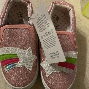 JOSINY Kids Shoes for Girls Boys - Toddler Casual Canvas Sneakers Slip  size 10